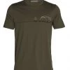 Vamosoutdoors Shirts M's Tech Lite II SS Tee- Single Line Camp Loden