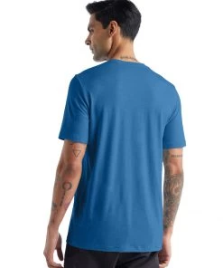 Icebreaker M's Tech Lite II SS Tee- Waschbar Wandering Azul Shirts