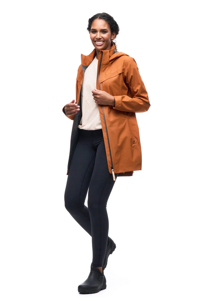 Indyeva WOMENS W's Kisa 2.5L Rain Jacket - Root 3 Indyeva WOMENS W's Kisa 2.5L Rain Jacket - Root