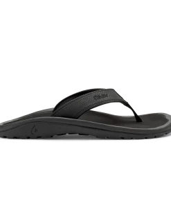 Olukai M's Ohana Sandals - Black Footwear