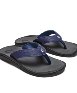 Olukai M's Ohana Sandals - Pacifica / Dark Shadow
