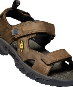 Vamosoutdoors Men's Targhee III Open Toe Sandal - Bison Mulch Footwear