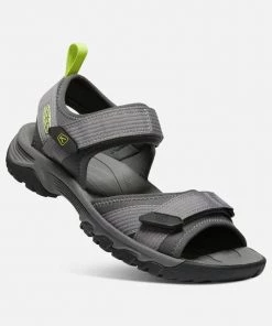 Keen Footwear M's Targhee III Open Toe Sandal - Steel Grey/Eve