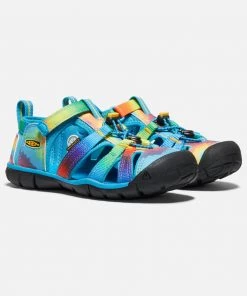 Keen Little Kids' Seacamp II CNX - Vivid Blue/Tie Dye