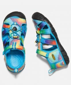 Keen Little Kids' Seacamp II CNX - Vivid Blue/Tie Dye