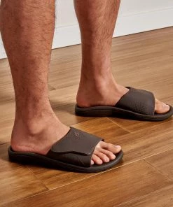 Olukai Footwear M's Nalu Slides - Dark Java