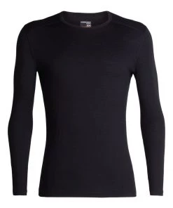 Vamosoutdoors Men's Merino 200 Oasis Long Sleeve Crewe Thermal Top Base Layers