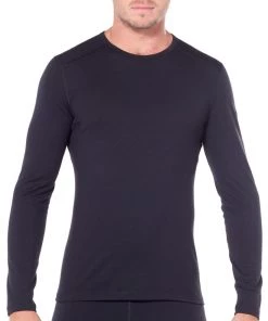 Vamosoutdoors Men's Merino 200 Oasis Long Sleeve Crewe Thermal Top Base Layers