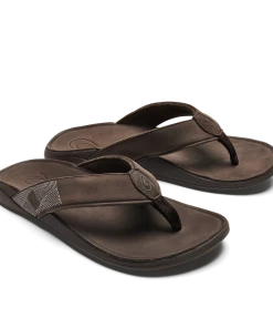 Olukai M's Tuahine Sandals - Dark Wood Footwear