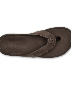 Olukai M's Tuahine Sandals - Dark Wood Footwear