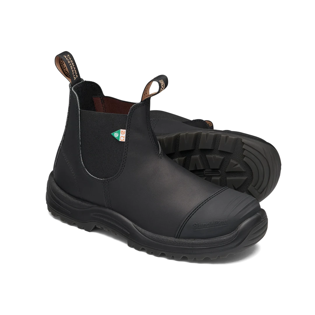 Blundstone Work & Safety 168 - Black Rubber Toe Cap Footwear