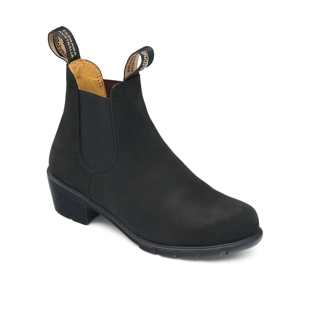 Blundstone Women's Series Heel 1960 - Black Nubuck