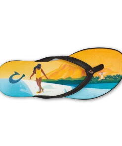 Olukai Footwear W's Ho'opio Pae Sandals- Black/Pae
