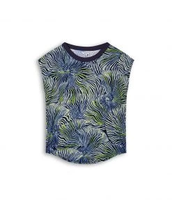 Vamosoutdoors Print Top - 21101988 - Blue WOMENS