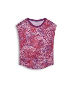 Vamosoutdoors Print Top - 21101988 - Fuschia WOMENS