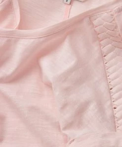 Sandwich Detailed Sleeve Top WOMENS