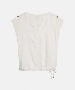 Sandwich WOMENS Linen Blouse - Cloud