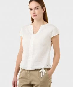 Sandwich WOMENS Linen Blouse - Cloud