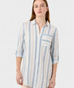 Sandwich Striped Blouse WOMENS