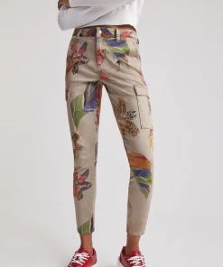 Desigual WOMENS Tropical Ankle Trousers