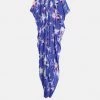 Sandwich WOMENS Flower Print Scarf - Spectrum Blue