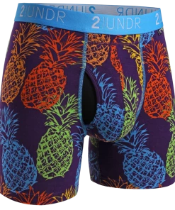 2 UNDR Swing Shift Boxer Briefs - Pina Colada Base Layers