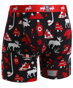 2 UNDR Swing Shift Boxer Brief - Canada Eh Base Layers