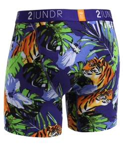 2 UNDR Base Layers Swing Shift Boxer Brief - Tigers