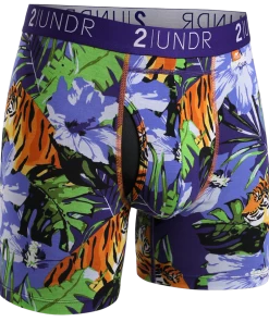 2 UNDR Base Layers Swing Shift Boxer Brief - Tigers