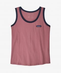 Patagonia W's P-6 Label Organic Tank - Light Star Pink