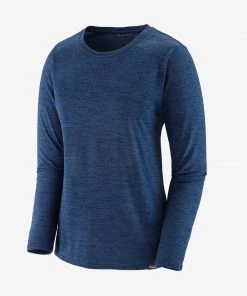 Patagonia W's L/S Capilene Cool Shirt - Viking Blue WOMENS