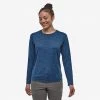 Patagonia W's L/S Capilene Cool Shirt - Viking Blue WOMENS