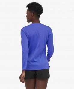 Patagonia W's L/S Capilene Cool Shirt - Float Blue WOMENS