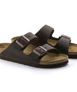 Birkenstock Arizona Oiled Leather Habana - Narrow And Regular