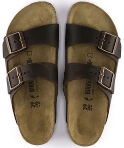 Birkenstock Arizona Oiled Leather Habana - Narrow And Regular
