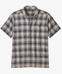 Patagonia Shirts M's A/C Shirt- Local Harvester Stone Blue