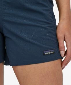 Patagonia W's Baggies Shorts 5 Inch- Green/Blue