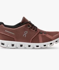 ON Running W's Cloud 5- Rust/Black Footwear