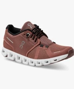 ON Running W's Cloud 5- Rust/Black Footwear
