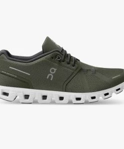 ON Running M's Cloud 5 - Olive/White Footwear