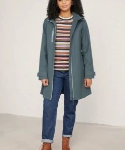 Seasalt Cornwall Coverack Coat - Nickel WOMENS