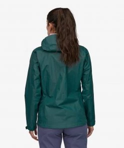 Vamosoutdoors W's Torrentshell 3L Jacket - Dark Borealis Green WOMENS