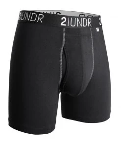 2 UNDR Swing Shift Boxer Brief - Black Base Layers