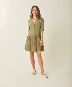 Carve W's Blair Dress- Olive WOMENS