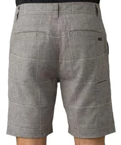 Vamosoutdoors Furrow Short 8" Inseam - Gravel Plaid
