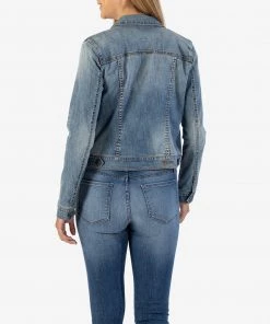 Kut Denim WOMENS Amelia Jean Jacket - Liberal Wash Medium