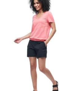 Indyeva WOMENS KURAK Shirt- Pomelo Petunia Stripe