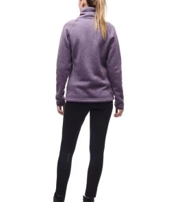 Indyeva W's Kaula II Full Zip Sweater - Dark Orchid WOMENS