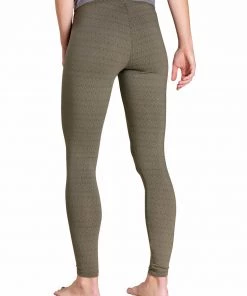 Vamosoutdoors W's Printed Lean Legging - Olive Canoe Print WOMENS