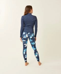 Vamosoutdoors W's Stella Zip-Up Jacket- Navy Polka Dot WOMENS